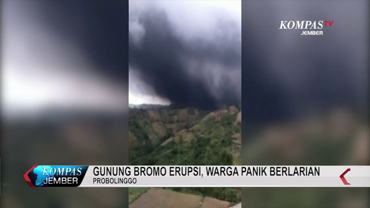 Gunung Bromo Erupsi Warga Dan Wisatawan Panik Berlarian Gunung Bromo Erupsi Warga Dan Wisatawan Panik Berlarian