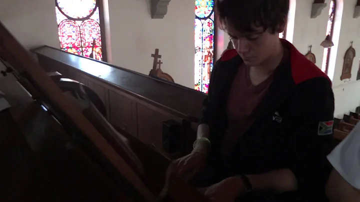 Andrs Utreras playing the piano @St. Patricks Chapel