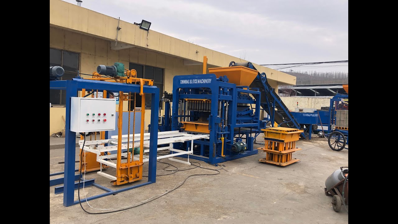 Block making machine manufacturer - YouTube