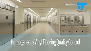 Quality Control and Wear Resistance Test of Homogeneous Vinyl/PVC Flooring Titan Vinyl