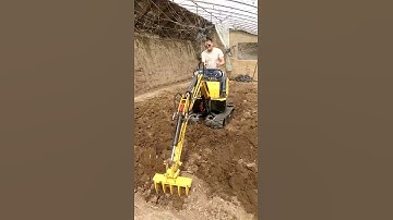 mini excavator with rake for sale