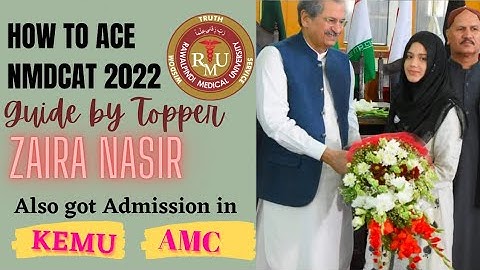 NMDCAT GUIDANCE BY ZAIRA NASIR /TIPS TO ACE NMDCAT 2022 /@hajiraarooj1183