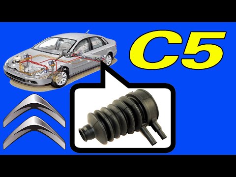 How to change rear shock absorber protective rubber on a Citroen C5