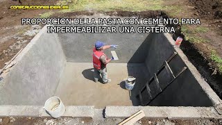 Como Pulir una Cisterna con Cemento