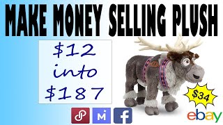 The Best Stuffed Animals to Sell on Ebay Poshmark What Sold Plush Toys $12 into $187 Make Money Now