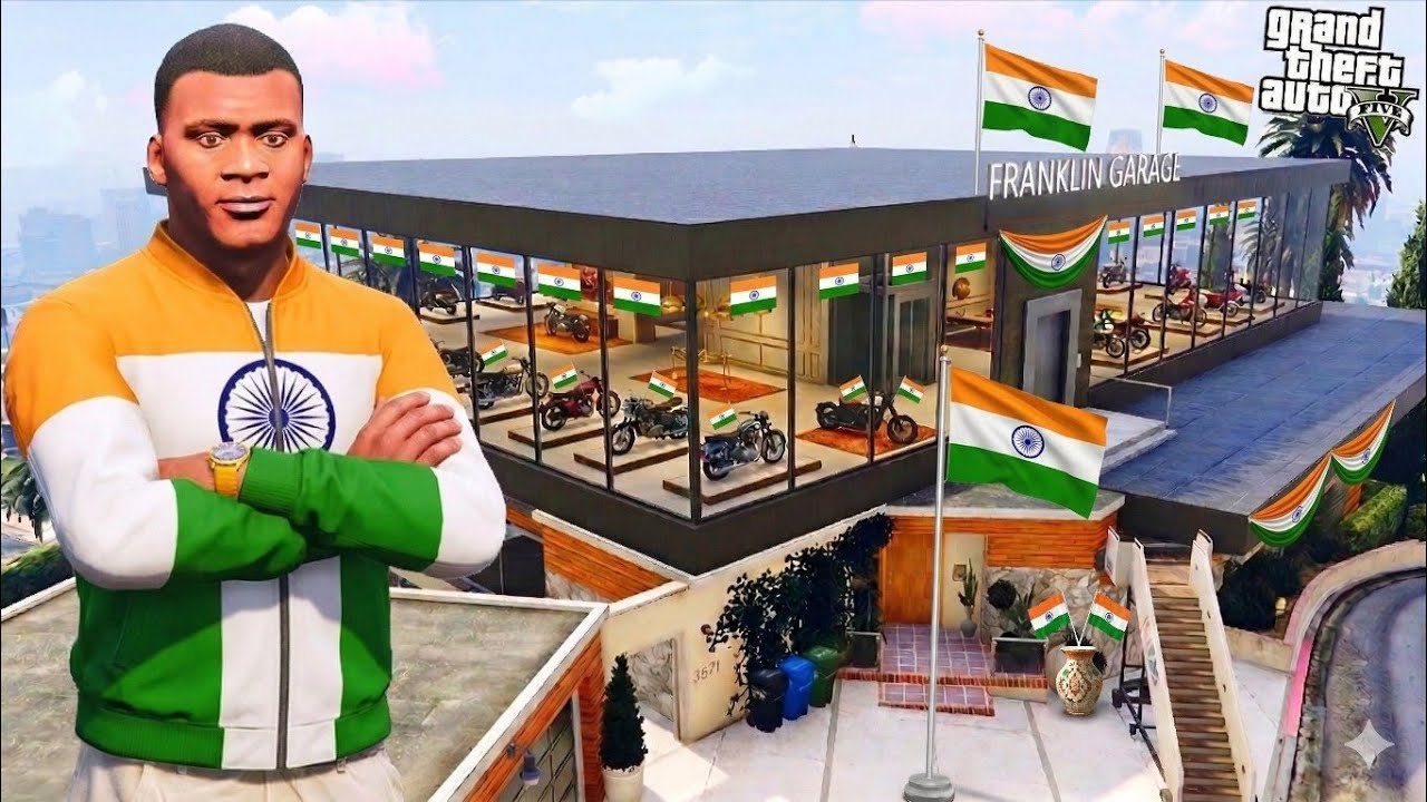 Franklin Open Biggest Indian Bike Showroom in GTA 5