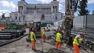 Roma: scavi fino a 85 metri per il prolungamento della metropolitana C