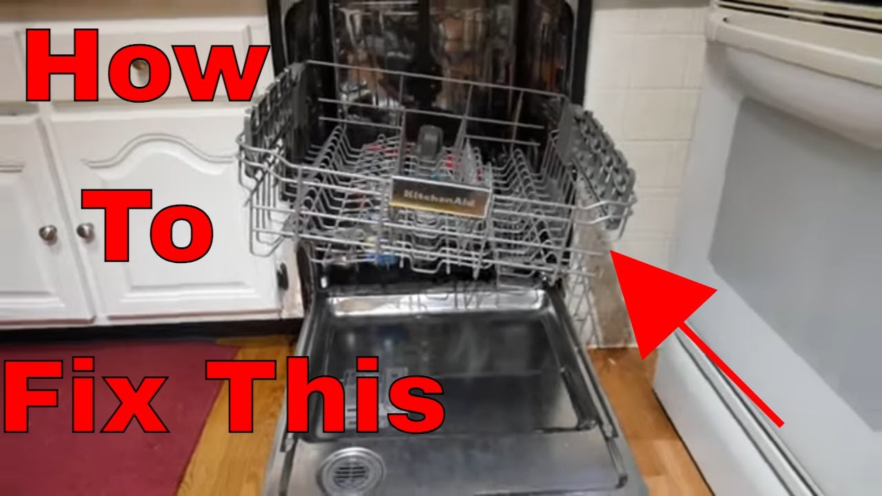 How To Fix A Dishwasher Rack Assembly