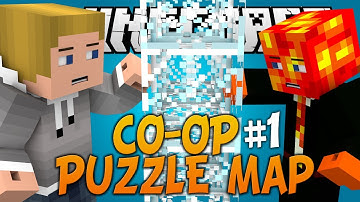 MINECRAFT: CO-OP PUZZLE MAP PART 1! "LONG HAIR DON