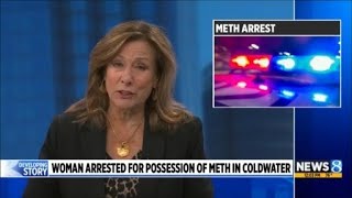 Deputies: Coldwater woman arrested after meth found