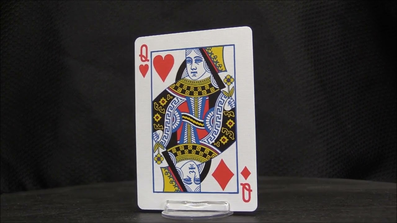 Queen of Hearts / Queen of Diamonds - Mis-Indexed - Bicycle Gaff Playing Card - House of Chuckles