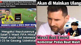 Lionel Messi Menyesalkan Kecurangan Wasit Semifinal Piala Asia U-23 2024 Indonesia vs Uzbekistan