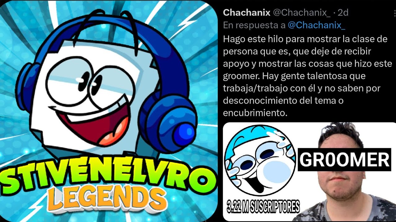 STIVENELPRO FUNADO OTRA VEZ por GR00MEAR a MEN0R q NO TENÍA 13 sino 15... 