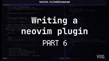 Building a neovim plugin for graphql completions - Part 6 [Twitch VOD]