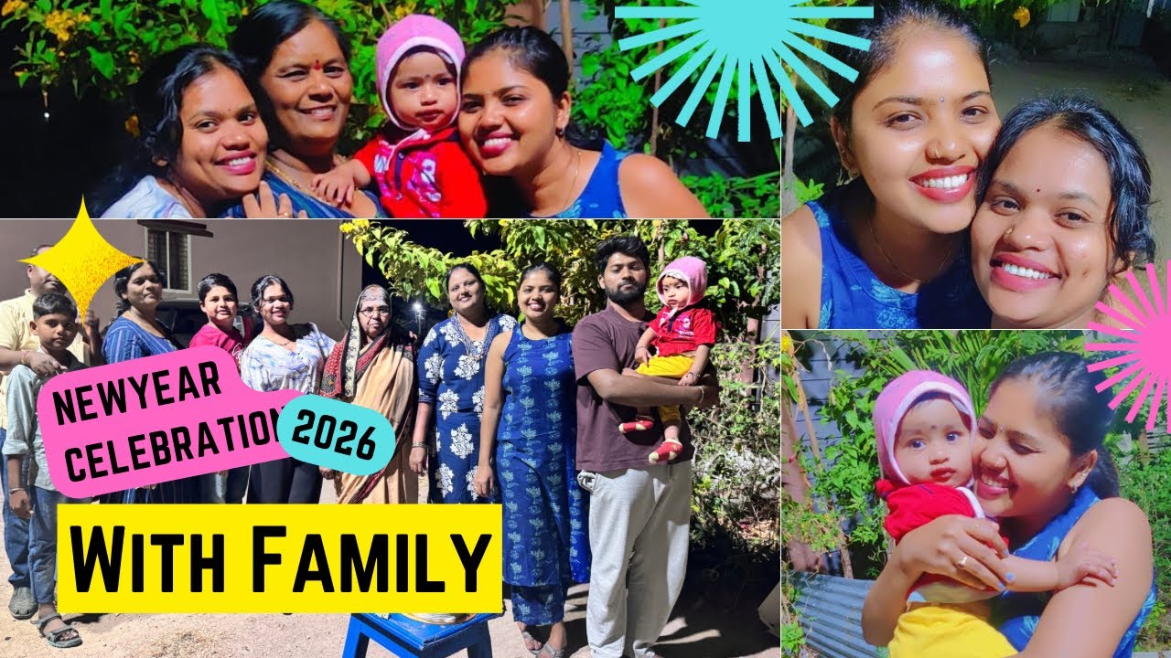 New year celebration 🎉 2026 - Family time ❤️