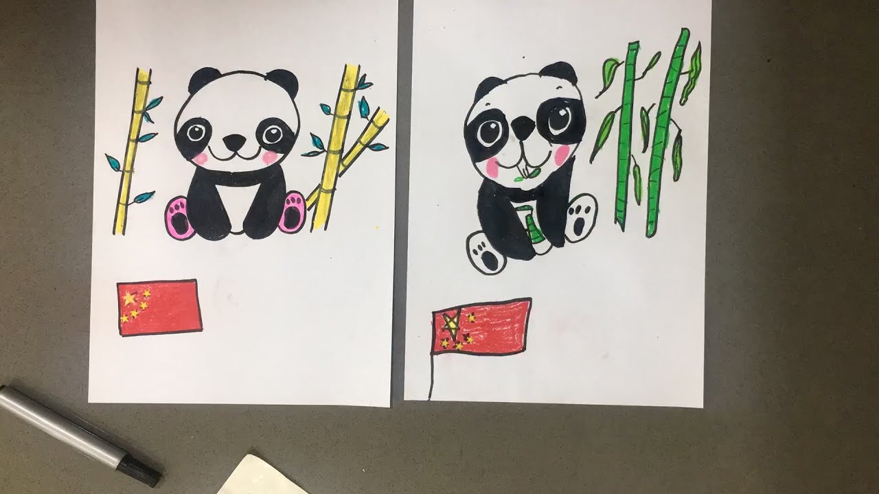 Easy Step By Step Drawing of Panda for Kids | How to Draw Panda | Hindi