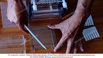 BIOTECH - Vertical Slab Gel (SDS PAGE) Electrophoresis Unit - Product Demo