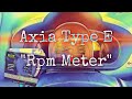 Axia E  2019 Rpm meter plug and play