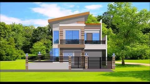 Draw a Dream House in powerpoint using basic shapes (technique)