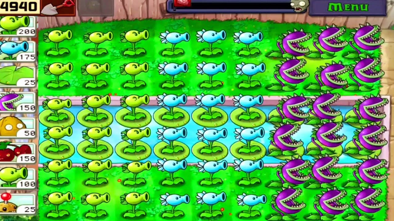 PLANT VS. ZOMBIES | Bobsled Bonanza | Pool | Mini Games | Gameplay ...