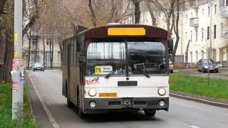 Автобус Mercedes-Benz O305 № КВ 300 66 маршрут 75 следует по улице Генеральская