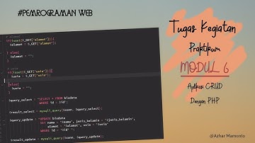 Aplikasi CRUD dengan PHP
