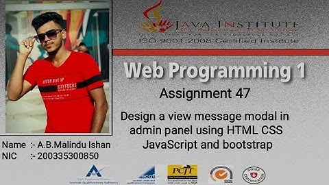 Design a view message modal in admin panel | Web project | Task 47