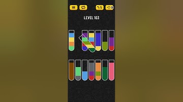 Water Sort Puzzle Level 103 Walkthrough