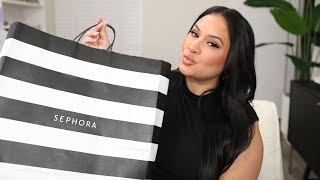 Huge Sephora Savings Event Haul 2025 🖤 Makeup, Skincare & More | RositaApplebum