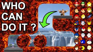 Who Can Get Past Both Lava Balls ? - Super Smash Bros. Ultimate