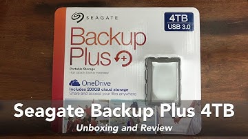 Seagate Backup Plus 4TB USB 3.0 Portable Storage