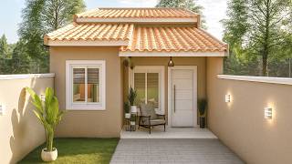 SMALL, SIMPLE AND COZY HOUSE │ 2 BEDROOMS │ LOW-COST PROJECT