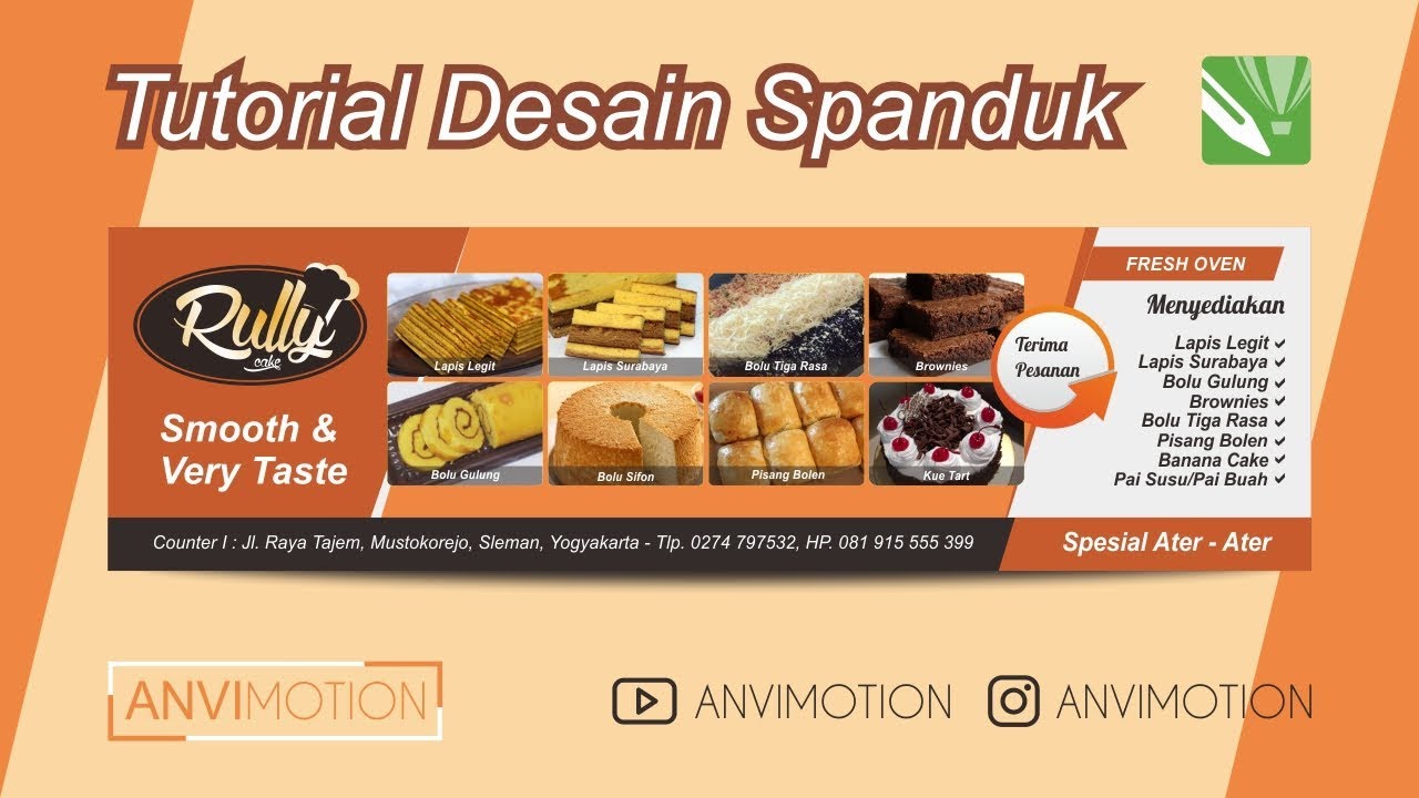  Cara  membuat desain  spanduk banner  dengan  corelDRAW 