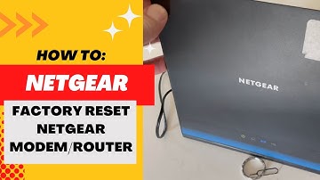 How to Factory Reset Netgear 6300