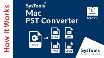 Hoe Mac PST naar EML-, MBOX-, EMLX- en MSG-formaten op MAC OS te converteren
