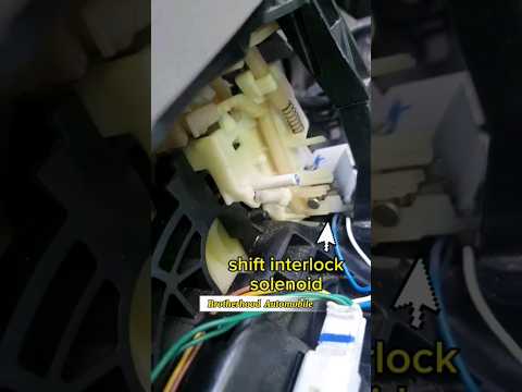 Shift interlock solenoid. #efi #automobile #engine #solenoidvalve #shiftinterlocksolenoid