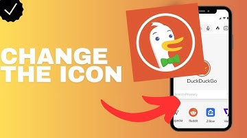 How to change the icon in the Duckduck Go app?