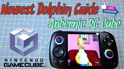 Anbernic RG Cube I Nintendo Gamecube games I Emulator guide