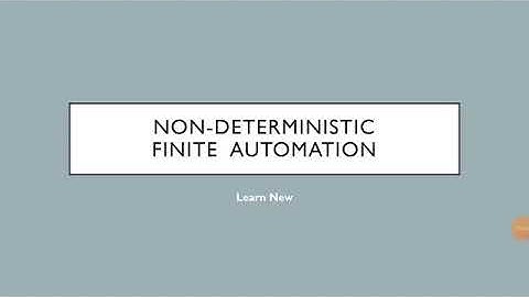 Lecture-7  Introduction of Non-Deterministic Automation in detail