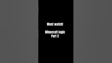 Minecraft logic part 2 #minecraft #gamer #shorts #yotubeshorts #minecraftshorts
