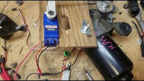 Double BTS7960B H bridge  wiper motor servo