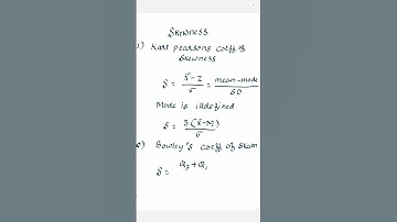 Skewness and Kurtosis| #exam #previoupapers #statisticsexam