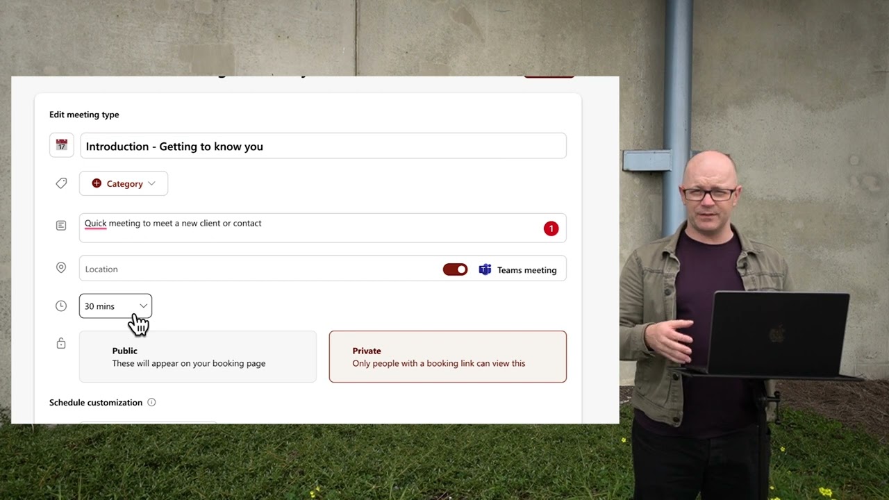Setting up a Microsoft Bookings page - First impressions