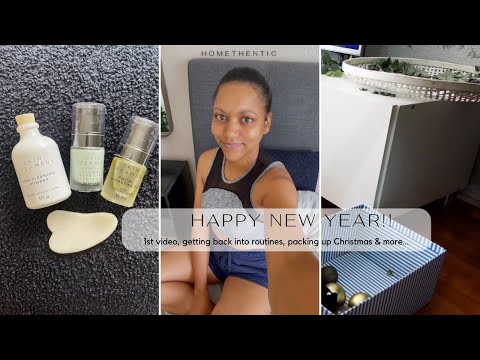 HAPPY NEW YEAR! New skincare | Undecorate with me & more