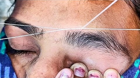 Eyebrow Threading for Heavy Growth .@RitaBhatia