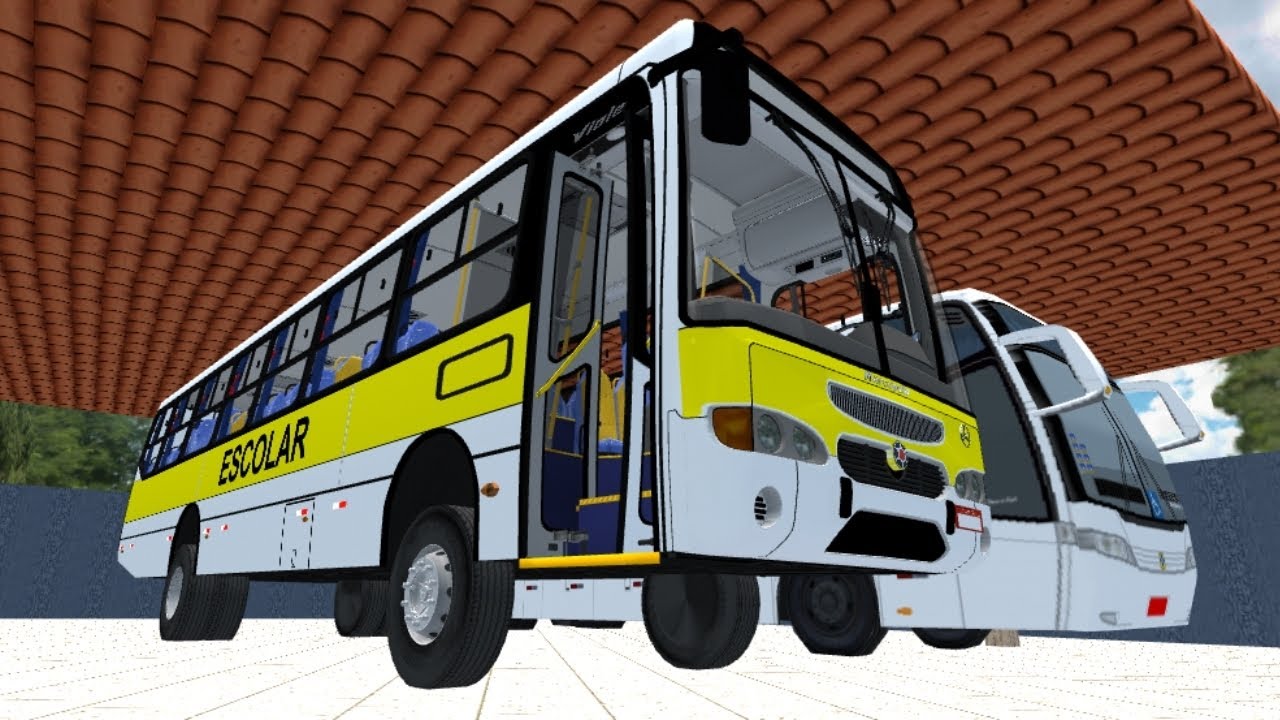 Proton Bus Simulator - Lançamento de skin escolar para Viale