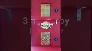Three Story Toy Elevator With Voice Fx