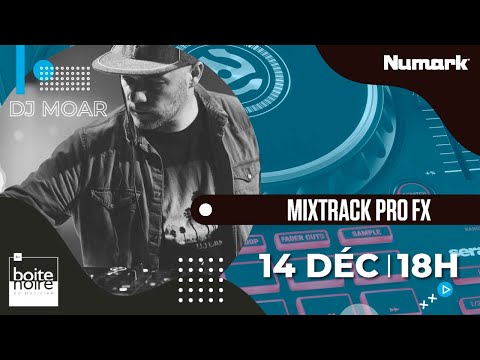 NUMARK MIXTRACK PROFX Contrôleur 2 voies/16 pads/carte son vidéo