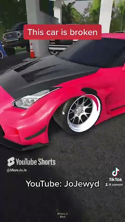 This Nissan GT R was broken