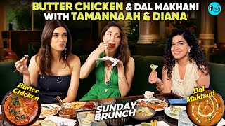 They Couldn’t Stop Eating Garlic Naan &amp; Sriracha Prawns!😳 | Sunday Brunch with Tamannaah &amp; Diana​